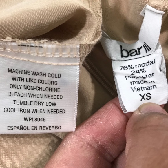 Bar III cold shoulder drawstring waist Dress Sz XS - Picture 3 of 3